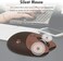 Lomiluskr Cute Cat Wireless Mouse, Lightweight Soundless, 2.4G Wireless, Candy Colors, Kawaii for Girls and Kids (Coffee