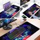 Jasuine Large Gaming Mouse Pad Anime Night Sky Space Stars Custom Desk Pad,Mousepad with Non-Slip Rubber Base and Stitched Edges Mouse Mat,Portable Desk Mat for Office,Computer Work,Game,31.5X15.7