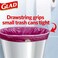 Glad OdorShield Small Drawstring Trash Bags, 4 Gallon Trash Bag, Febreze Cherry Blossom, 34 Count (Package May Vary