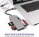 Rytaki Pro USB C XD Picture Card Reader, Type C (5GpsHigh Speed TF/SD/MS/M2/XD/CF 6 in 1 Camera Card Reader, USB C XD Memory Card Reader Supports Olympus and Fujifilm XD Picture Card 1GB 2GB