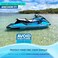 حبل بنجي مسطح من WAVESRX AnchorMate لتثبيت دراجتك المائية أو مركبتك الشخصية بأمان بالقرب من الشاطئ أو الحاجز الرملي. يمتد من 7 إلى 14 قدمًا لامتصاص الأمواج. مزود بخطاف تثبيت عالي الجودة، وحلقة D، وحقي