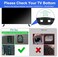 Dinghosen TV Stand for Westinghouse Roku TV Legs, TV Stand Legs for Compatible with Holes Center Distance 1.3cm/0.51inch - 2.4cm/ 0.94inch, Please Measure Distance Between TV Bottom Two Holes, Black