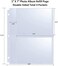 Zofly 30 Pack 5x7" Photo Album Refill Pages, Ultra-Clear Polypropylene Sleeves Holding 120 Pictures, Double-Sided 2 Pockets, Fits 3 Ring Binder
