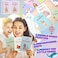 Leinuosen 48 Pcs Affirmation Cards for Kids Daily Positive Affirmation Cards Teaches Mindfulness Motivational Meditation Inspirational Encouragement Phrase Gifts for Girls Boys Self Esteem and Reward