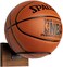 PUERSI Ball Holder Wall Mount Ball Storage Display WoodMetal for Basketball Football Soccer Volleyball, Rustic Brown