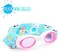 Splash Place SPLASH SWIM GOGGLES with Fabric Strap - PinkPurples Collection- Fun, Fashionable, Comfortable - AdultKids Swim Goggles - FOREST FRIENDS