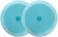 V-TOP Tub Stopper 2 Pack, 6 inches Large Silicone Drain Plug Hair Stopper Flat Suction Cover for Kitchen Bathroom and Laundry (Blue Transparent