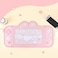 BelugaDesign Bunny Desk PadNS Switch Keyboard Gaming Mat Large Mat MousepadPastel Pink Animal Kawaii Cute Anime Desk Blotter Protector (Pink Rabbit, Large