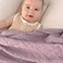 LifeTree Baby Swaddle Blankets Girls, Organic Muslin Swaddle Blankets Unisex Swaddling Wrap Receiving Blanket for Newborn, Organic Cotton, Large 47 x 47 inches, LavenderMauve