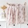 LifeTree Baby Swaddle Blankets Girls, Organic Muslin Swaddle Blankets Unisex Swaddling Wrap Receiving Blanket for Newborn, Organic Cotton, Large 47 x 47 inches, LavenderMauve