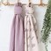 LifeTree Baby Swaddle Blankets Girls, Organic Muslin Swaddle Blankets Unisex Swaddling Wrap Receiving Blanket for Newborn, Organic Cotton, Large 47 x 47 inches, LavenderMauve