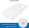Coldwind Cot Mattress Pad Waterproof, Quilted Cot Size Mattress Pads Cover 30" X 75" X 10" Fitted with Narrow Twin/Camp Bunk/Rvs Bunk/Guest Beds, Soft and Breathable Microfiber Protector Topper, White