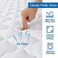 Coldwind Cot Mattress Pad Waterproof, Quilted Cot Size Mattress Pads Cover 30" X 75" X 10" Fitted with Narrow Twin/Camp Bunk/Rvs Bunk/Guest Beds, Soft and Breathable Microfiber Protector Topper, White
