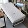 Coldwind Cot Mattress Pad Waterproof, Quilted Cot Size Mattress Pads Cover 30" X 75" X 10" Fitted with Narrow Twin/Camp Bunk/Rvs Bunk/Guest Beds, Soft and Breathable Microfiber Protector Topper, White