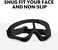 YSCare 2 Pack Protective Goggles Safety Glasses Eyewear Compatible with Nerf Guns for Kids Teens Game Battle(BlackWhite
