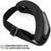 YSCare 2 Pack Protective Goggles Safety Glasses Eyewear Compatible with Nerf Guns for Kids Teens Game Battle(BlackWhite