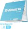ARTDOT A3 Storage Book for Diamond Art Portfolio Folder for Diamond Painting Accessories with 30 Pocket Slevees Protectors (16.9x12.4inches