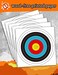 THREE ARCHERS 30pcs Targets Paper Standard Archery 40cm 10 Ring Bow and Arrow Targets for HuntingShooting Archery Accessories for Target Practice