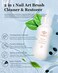 Modelones Nail Art Brush CleanerRestorer for Gel Polish/Nail Extension Gel/Nail Art Liner/Dip Powder/Acrylic Powder Manicure Brush DIY Salon at Home - 80ml/2.71 Fl.Oz