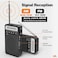 Goodes Portable Radio AM FM, Transistor Radio with Loud Speaker, Headphone Jack, 2AA Battery Operated Radio for Long Range Reception, Pocket Radio for Indoor, Outdoor and Emergency Use