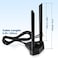 Eightwood Dual Band WiFi Antenna 2.4GHz 5GHz RP-SMA WiFi Antennae with 6.5ft Extension Cable for PC Desktop Computer PCI PCIe WiFi Bluetooth Card Wireless Network Router