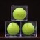 ChalkTalkSPORTS Square Acrylic Display CaseTennis Ball HolderSingle or 3-Pack