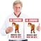 SmartSign (Pack of 214 x 10 inch &ldquo;Be Careful - Horses May Kick Or Bite&rdquo; Sign, Digitally Printed, 55 mil HDPE Plastic, Multicolor