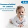 Dr. Brown's HappyPaci 100% Silicone Baby Pacifier, Contoured One-Piece Design, Black, Cool Gray, White, 0-6m, BPA-Free, 3 Pack