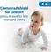 Dr. Brown's HappyPaci 100% Silicone Baby Pacifier, Contoured One-Piece Design, White, Pink, Light Pink, 0-6m, BPA-Free, 3 Pack