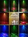 ljnyiwan Sound Activated Party Lights, DJ Disco Lights with Remote Control, USB Powered (60 Patterns, Aluminum Material, Wall/Ceiling Mountable