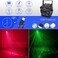 ljnyiwan Sound Activated Party Lights, DJ Disco Lights with Remote Control, USB Powered (60 Patterns, Aluminum Material, Wall/Ceiling Mountable