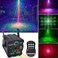 ljnyiwan Sound Activated Party Lights, DJ Disco Lights with Remote Control, USB Powered (60 Patterns, Aluminum Material, Wall/Ceiling Mountable