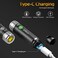 ARIIX Super Bright Outdoor EDC Mini Keychain Led Flashlight High 650 Lumens,Waterproof Rechargable Small Torch for Camping and Emergency,Best Gifts for You
