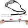 HALF CRESCEN Glasses Strap (Pack of 6Glasses Holder, Soft Elastic Nylon Sunglass Strap for Men Women