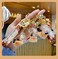 HSYHERE Men Women Creative Interesting Floating Milk Tea Brown Bear Lucky Bottle Keychain Keyrings