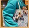 HSYHERE Men Women Creative Interesting Floating Milk Tea Brown Bear Lucky Bottle Keychain Keyrings