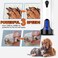 YABIFE Dog Nail Grinder, Dog Nail Trimmers and Clippers Kit, Super Quiet Electric Pet Nail Grinder, Rechargeable, for Small Large DogsCats ToenailClaw Grooming,3 Speeds, 3 Grinding Wheels