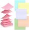ZYTIN Pop Up Sticky Notes Lined 3x3 inch , Easy to Post Sticky Notes with Lines, 600 Sheet Sticky Notes Pop up Refill Pink Purple Blue Yellow Green Orange Color, Office Accessories