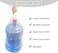 Yotelab Extra Large Clear Plastic Storage Bags,5Pieces 40x60 Inches Big Giant Jumbo Huge Plastic Storage Bags for Luggage, Suitcase,Furniture,5 Ribbons Included