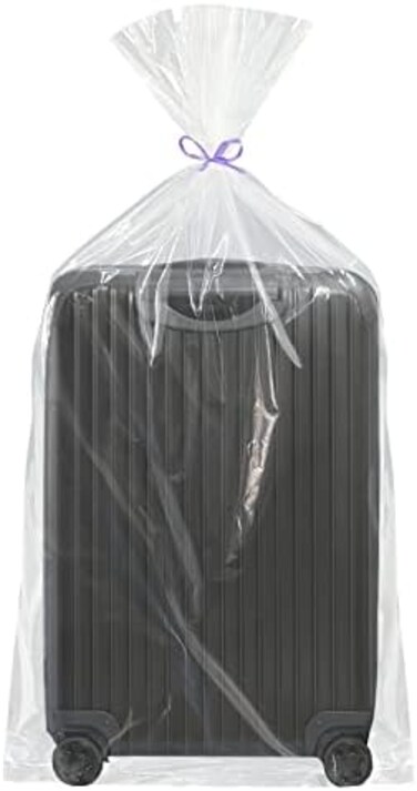 Yotelab Extra Large Clear Plastic Storage Bags,5Pieces 40x60 Inches Big Giant Jumbo Huge Plastic Storage Bags for Luggage, Suitcase,Furniture,5 Ribbons Included