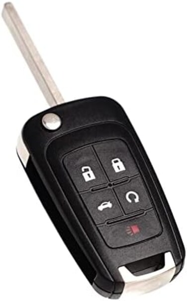 MechanMagic Remote Flip Key Fob Replacement Fits for Chevy Cruze Equinox Camaro Malibu Sonic Impala Buick LaCrosse Regal Verano Encore Allure GMC Terrain 2010-2021 Keyless Entry Remote Control OHT0106