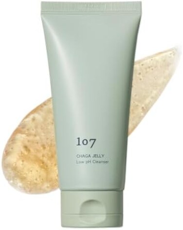 107 Chaga Jelly Low pH CleanserGel Texture Removes Impurities and Cleanses Pores with Gentle Exfoliation for Normal and Sensitive Skin - 120 ml4.0 fl oz