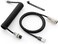 كابل GUNMJO Pro المخصص ذو الغلاف المزدوج USB-C للوحة مفاتيح الألعاب، كابل لوحة مفاتيح ميكانيكية مزدوج الغلاف مع غطاء معدني قابل للفصل، طول 1.5 متر من USB-C إلى USB-A، لون أسود كلاسيكي