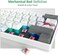 Owpkeenthy RGB Mechanical Keyboard 60 Percent Red Switches, Ultra-Compact Mini Wired Gaming Keybaord with Backlit PBT Dye-Sub Keycaps for Win/Mac/PC (White/Red Switch