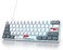 Owpkeenthy RGB Mechanical Keyboard 60 Percent Red Switches, Ultra-Compact Mini Wired Gaming Keybaord with Backlit PBT Dye-Sub Keycaps for Win/Mac/PC (White/Red Switch