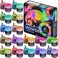 ALEXES Chameleon Mica Powder &ndash; Epoxy Resin Color Pigment Powder - Color Shift Mica Powder - Epoxy Resin Pigment Powder 16 Colors Soap Making Dye Set &ndash; Chameleon Powder - Holographic Mica Powder
