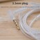 FAAEAL KZ ZSN Pro Earphone Upgraded Cable 0.75mm 2Pin High Purity Silver-Plated Replacement Headsets Wire for KZ ZSN EDX ZEX ZS10 PRO EDS DQ6S ZES DQ6 ZAS ASF ASX Zax Headphones (with Mic, C Pin