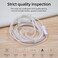 FAAEAL KZ ZSN Pro Earphone Upgraded Cable 0.75mm 2Pin High Purity Silver-Plated Replacement Headsets Wire for KZ ZSN EDX ZEX ZS10 PRO EDS DQ6S ZES DQ6 ZAS ASF ASX Zax Headphones (with Mic, C Pin