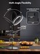 LUXSURE Ring Light for Desk with Stand,Overhead Camera/Phone Mount with 10.5" Ring Lights for iPhone,Phone Tripod with Light Adjustable Lighting for Video Recording,Cooking,Live Stream,Content Creator