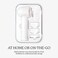 Vanity Planet Raedia 2.0 Facial Cleansing Brush, 4 Interchangeable Brush Heads, White - Daily Cleansing Face Exfoliator for GlowingAcne Prone Skin - Lightweight Silicone Water-Resistant Body Brush